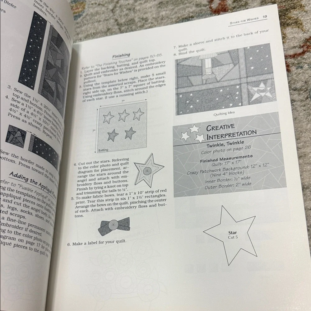 Crazy but Pieceable Quilting Book